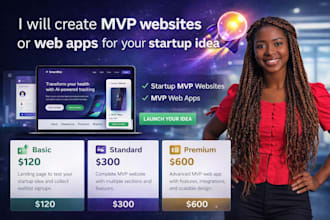 turn your startup idea into a working mvp website