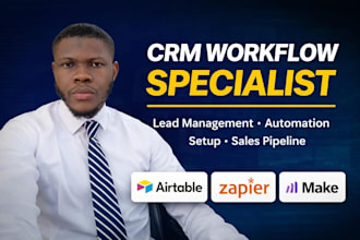 build an airtable CRM or lead tracking system