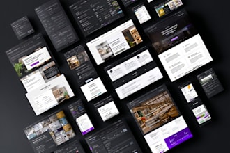 do figma website design, website ui ux design, ui ux design