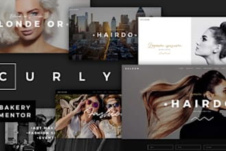 design hairdressers, hair salons website