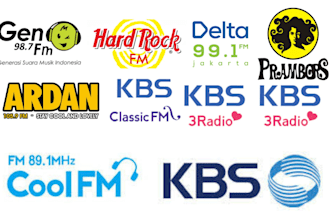 promote your music on south korea, and indonesia radio