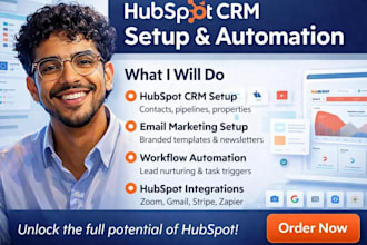 setup hubspot crm, hubspot automation, hubspot integration, email newsletter