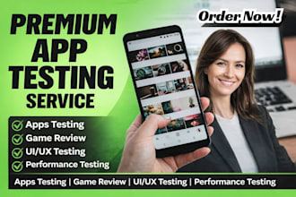 app testing and website testing QA iphone android user testing and beta testing