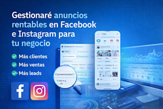 gestionaré anuncios en facebook e instagram para tu negocio