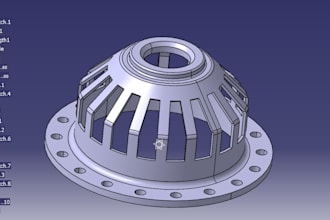 convert sketch or image into 3d cad model using catia v5
