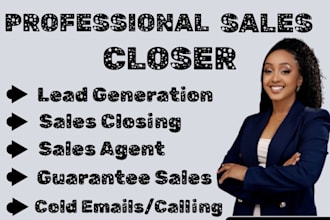 sales closer commission based sales closer b2b sales representative salesperson