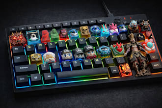 do your gaming keyboard keycap, 3d model design for 3d printing