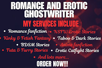 write nsfw erotic fanfiction kinky fantasy futa taboo dark incest catfight story
