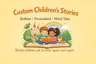 write a children story or kids bedtime book