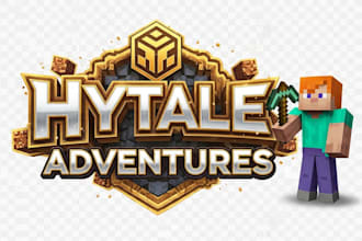 craft a bold and custom hytale server logo