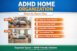 create adhd planner, design adhd productivity system, and build custom adhd dail