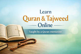 teach quran, tajweed, and islamic studies for kids and adults