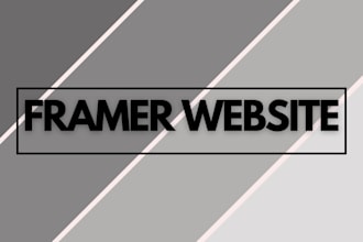 design an automated framer website for business owners