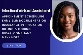 be your certified medical virtual assistant
