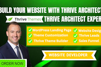 design thrive architect divi and thrive theme builder on wordpress website