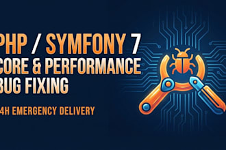 fix symfony bugs, PHP errors or performance issues in 24h