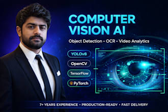 build computer vision, object detection and image recognition ai system