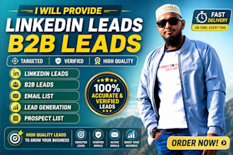 do targeted b2b lead generation and linkedin prospect list