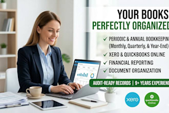 do your daily, monthly, and yearly bookkeeping in xero or qb