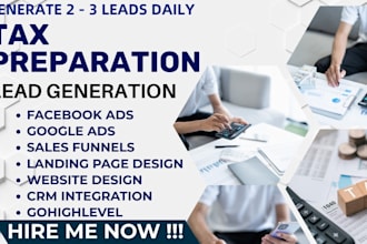 provide targerted tax preparation leads in the USA