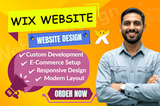 design wix website, redesign wix business site, and wix online store