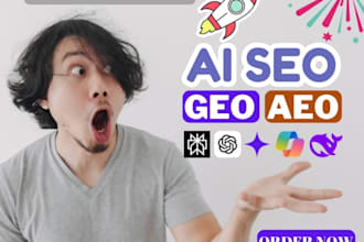 do generative engine optimization, GEO, aeo ,SEO service for website ranking