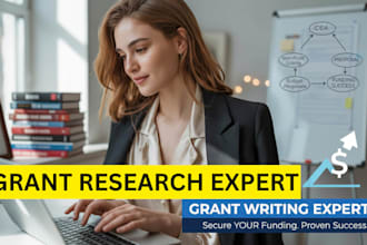 do grant writing, grant proposal, grant research and grant application