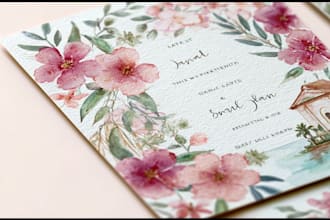 do wedding invitation, save the date, rsvp, menu etc
