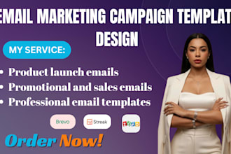 design manage email marketing campaigns via brevo streak CRM zoho for website
