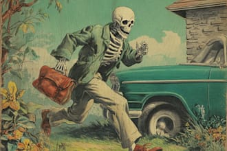 create amazing vintage horror comics artwork illustration