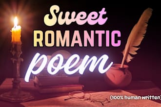 write a sweet romantic love poem