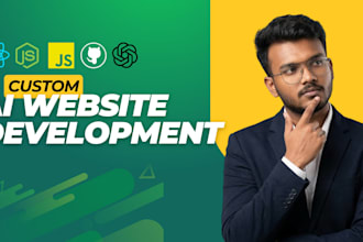 build ai powered website or custom ai software using modern technologies