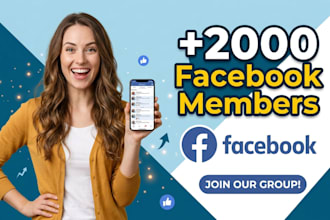 provide you 2,000 facebook members fast