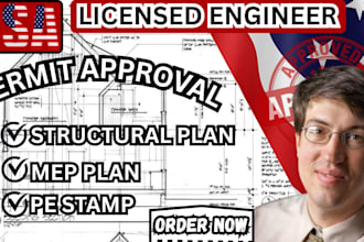 engineering permit, north california, texas city permit drawings,USA stamp, shed