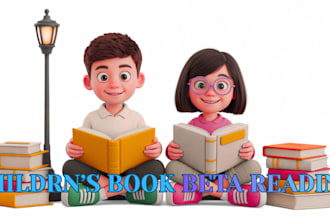 beta read your children book developmental edit proofread middle grade novel