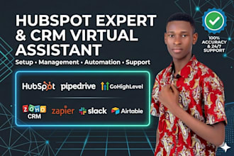 hubspot workflow expert hubspot crm automation hubspot virtual assistant