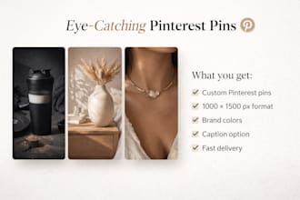 make eyecatching pinterest pins