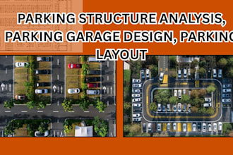 parking structure analysis, parking garage design, parking layout