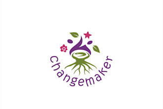 design a modern agriculture, farm, organic food, and farming logo