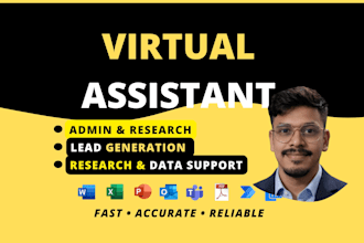 admin and research VA for small businesses and entrepreneurs