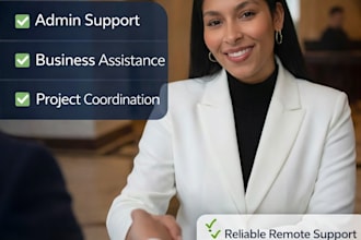be your virtual assistant for business and executive support