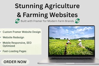 design a stunning farmer website agriculture website farming business website