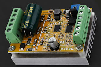 design bldc motor driver esc and pmsm controller pcb for ev robotics and drones