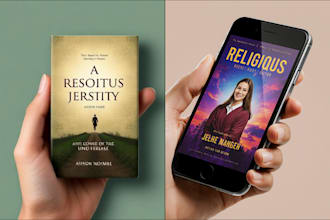 do a polished book cover design for paperback, ebook, and hardcover