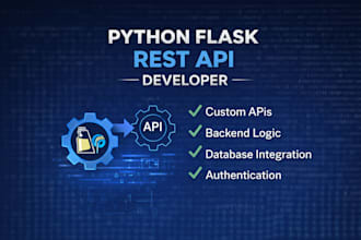 build a python flask rest API for your web or mobile app