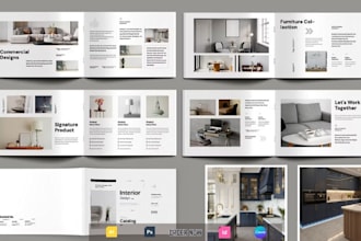 design kitchen cabinet furniture product catalog, brochure, magazine, lookbook