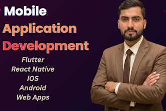 develop android and ios apps using flutter or react native