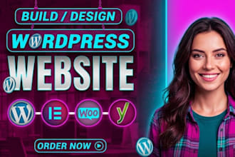 design wordpress website landing page lead generation page for business startups