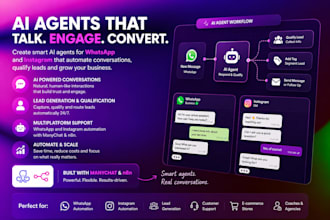 build an ai agent for whatsapp and instagram