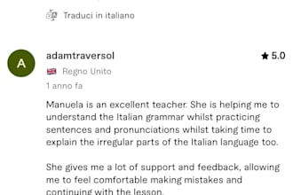 teach you italian with customized lessons